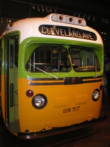 The Rosa Parks bus in Dearborn, Michigan is one of many historical icons to have received support from the Save America's Treasures program
